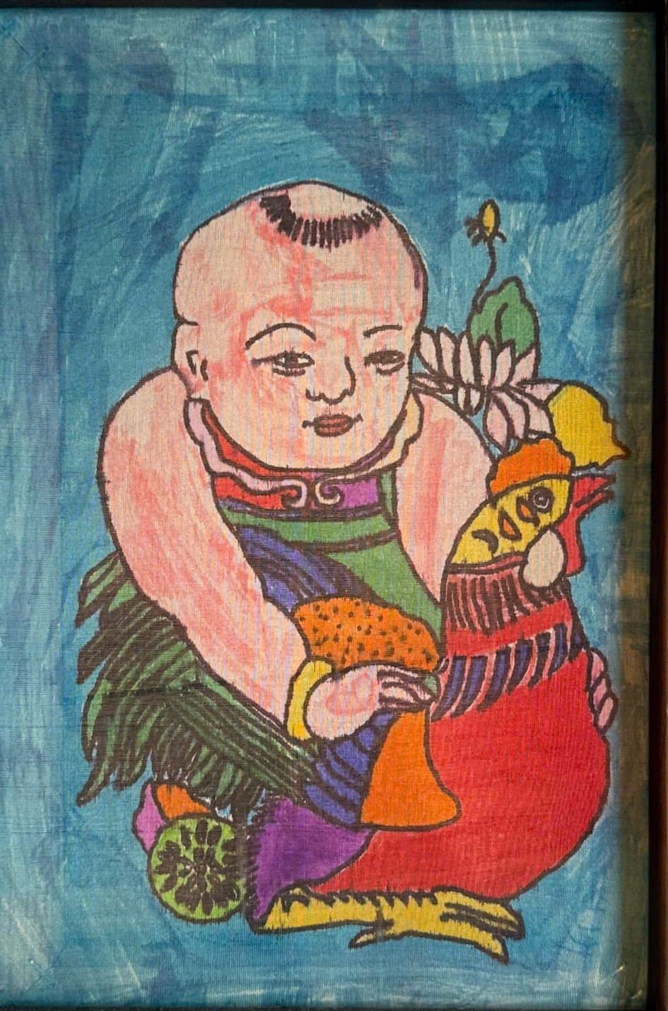 Vinh Hoa – Em bé ôm gà